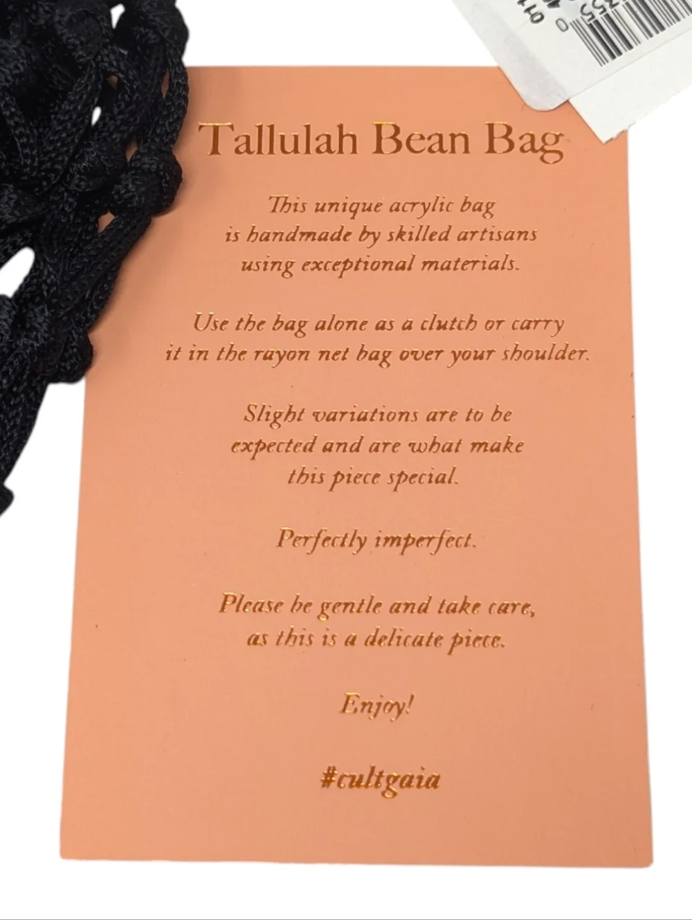 NWT Cult Gaia Tallulah Pearl Clutch with Black Macramé Bag - Picture 13 of 16